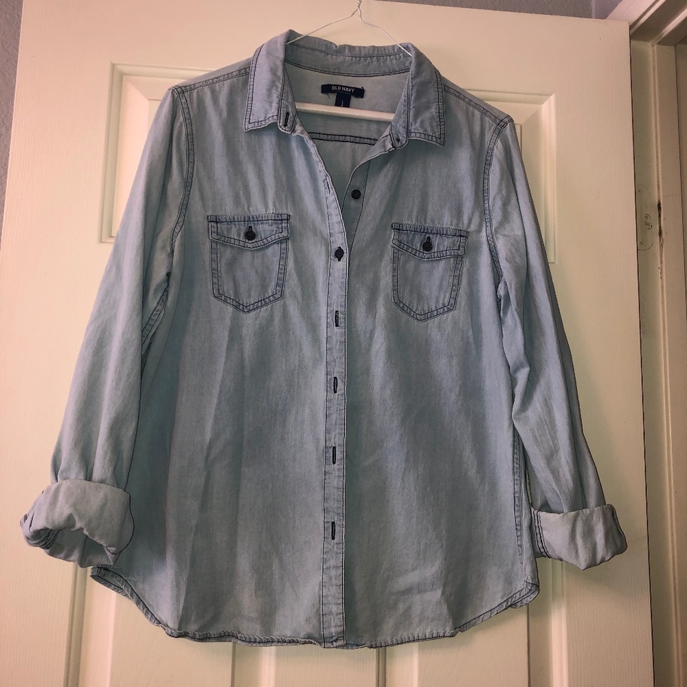 Denim Button-down